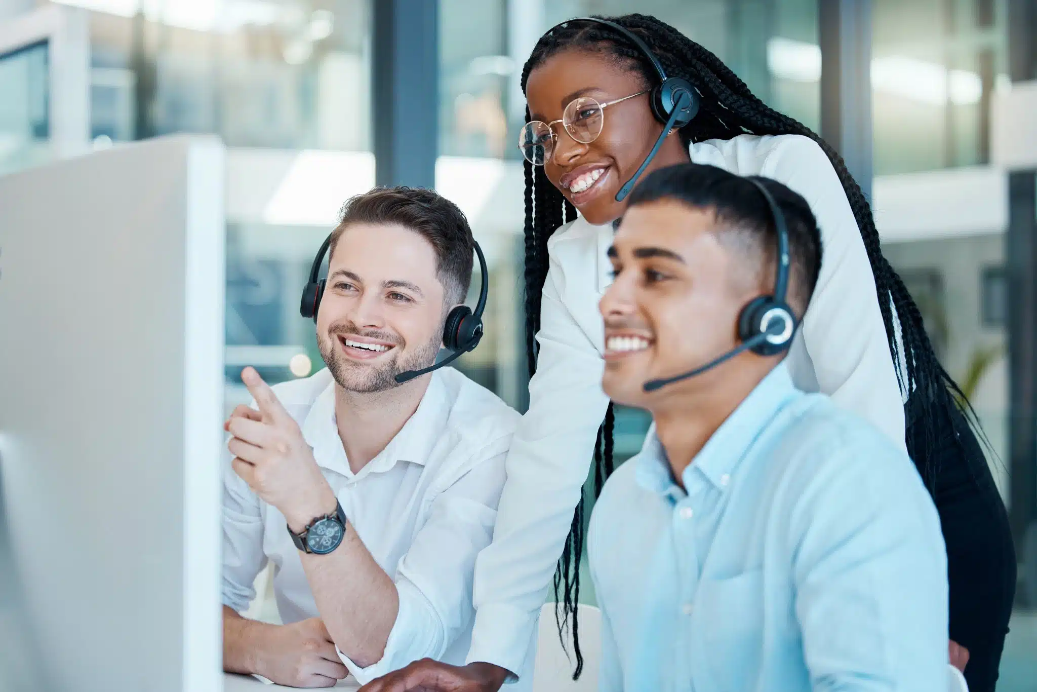 Call training, improving phone skills