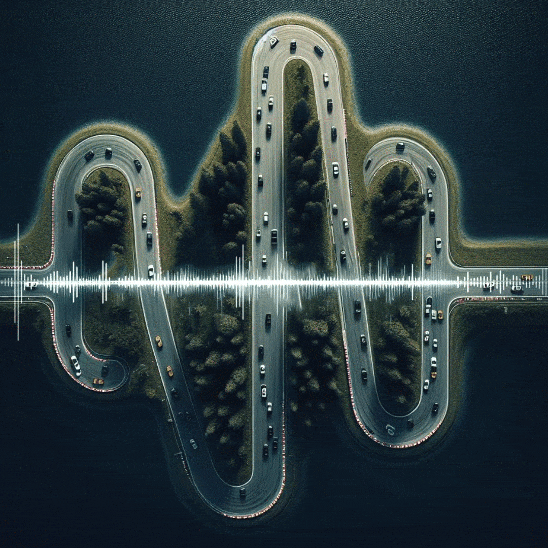 TestTrack Wave Graphic